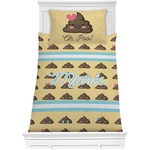 Poop Emoji Comforter Set - Twin (Personalized)