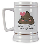 Poop Emoji Beer Stein (Personalized)