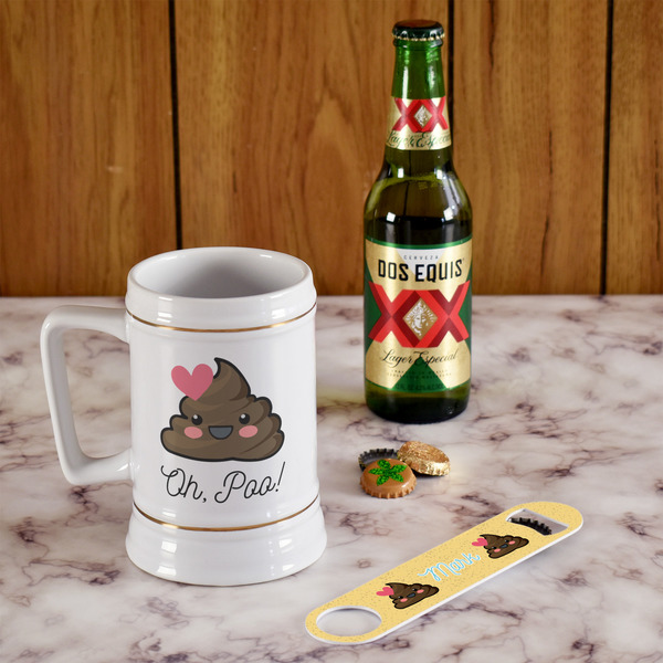 Poop Emoji Beer Stein - In Context