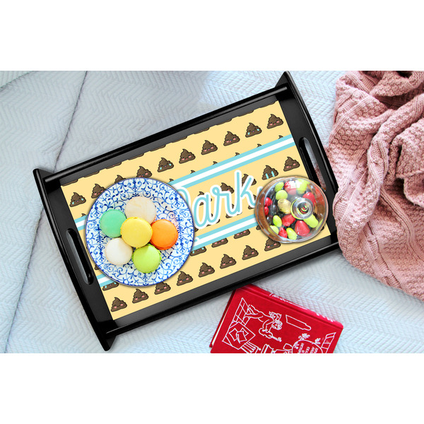 Poop Emoji Black Tray - Lifestyle (UPDATED)