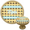 Poop Emoji Cabinet Knob - Gold - Multi Angle