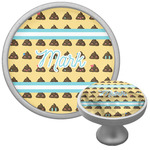 Poop Emoji Cabinet Knob (Silver) (Personalized)