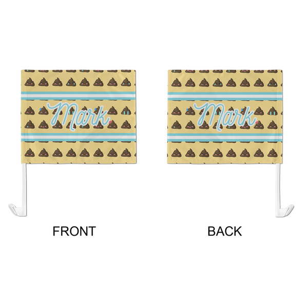 Poop Emoji Car Flag - Large - APPROVAL