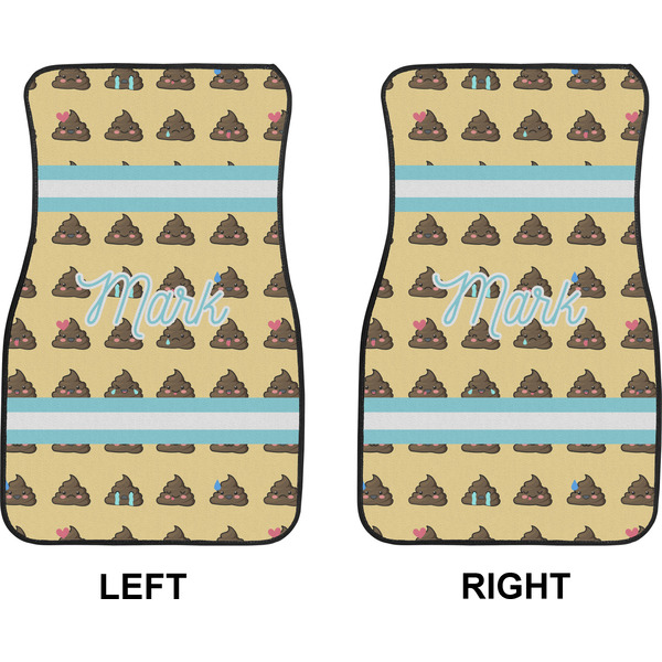 Poop Emoji Car Mat Front - Approval