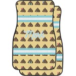 Poop Emoji Car Floor Mats (Front Seat) (Personalized)