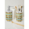 Poop Emoji Ceramic Bathroom Accessories - LIFESTYLE (toothbrush holder & soap dispenser)