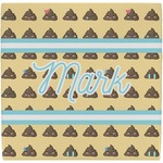 Poop Emoji Ceramic Tile Hot Pad (Personalized)
