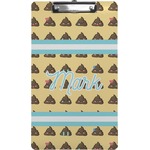 Poop Emoji Clipboard (Legal Size) (Personalized)
