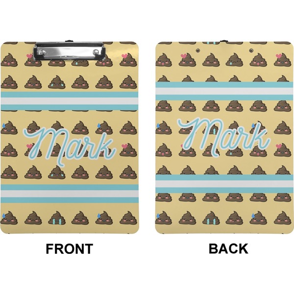Poop Emoji Clipboard (Letter) (Front + Back)