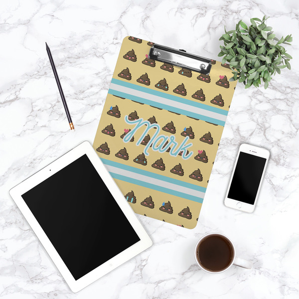 Poop Emoji Clipboard - Lifestyle Photo