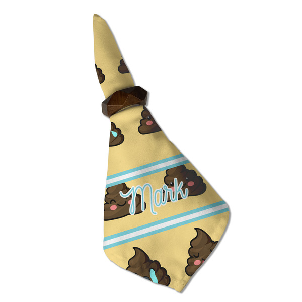 Poop Emoji Cloth Napkins - Personalized Dinner (Folded in Ring) (MAIN)