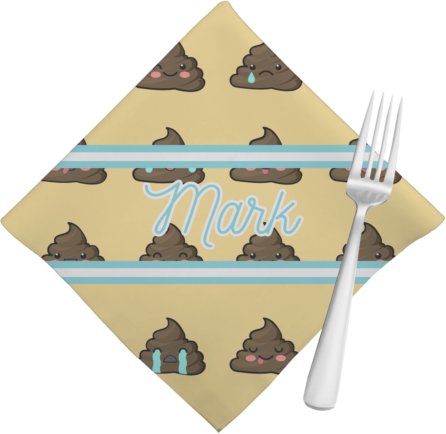 Poop Emoji Napkins (Set of 4) (Personalized) YouCustomizeIt