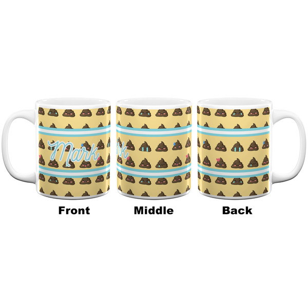 Poop Emoji Coffee Mug - 11 oz - White APPROVAL
