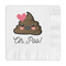 Poop Emoji Embossed Decorative Napkins (Personalized)