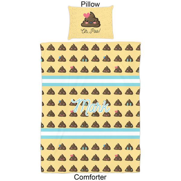 Poop Emoji Comforter Set - Twin - Approval