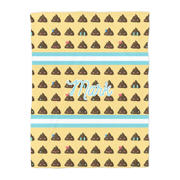 Poop Emoji Comforter - Twin - Front