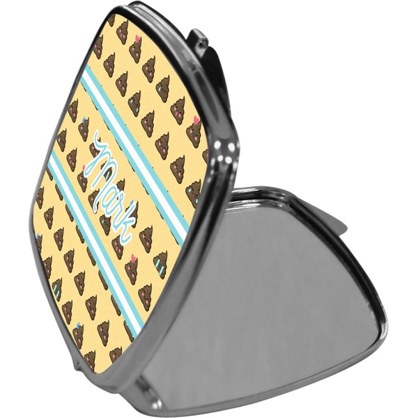Poop Emoji Compact Mirror (Side View)