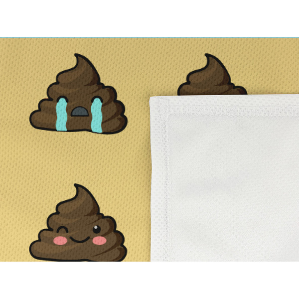 Poop Emoji Cooling Towel- Detail