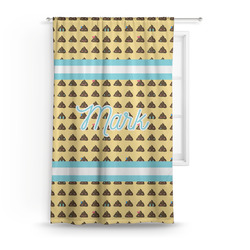 Poop Emoji Curtain Panel - Custom Size (Personalized)