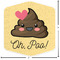 Poop Emoji Custom Shape Iron On Patches - L - APPROVAL