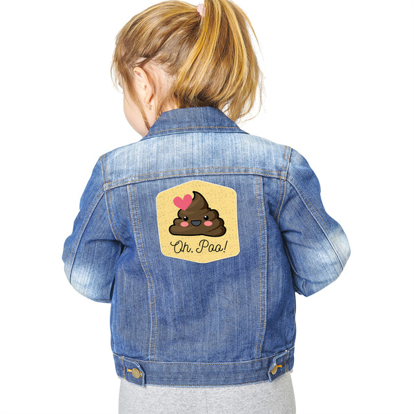 Poop Emoji Custom Shape Iron On Patches - XXL - Single - Approval