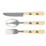 Poop Emoji Cutlery Set (Personalized)
