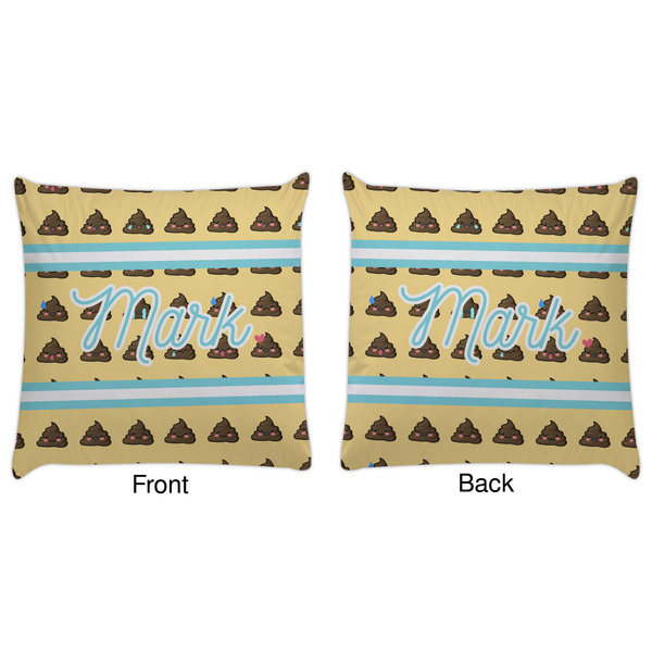 Poop Emoji Decorative Pillow Case - Approval