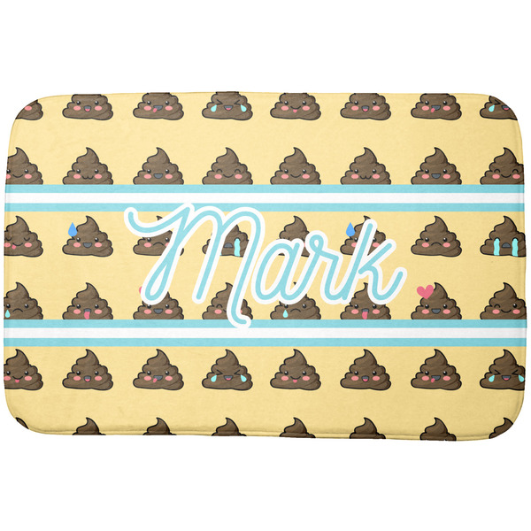 Custom Poop Emoji Dish Drying Mat (Personalized)