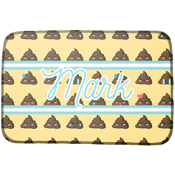 Custom Poop Emoji Dish Drying Mat (Personalized)