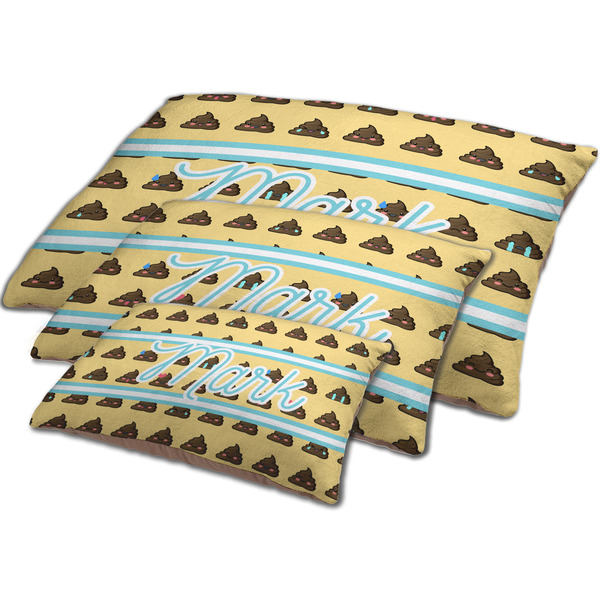 Poop Emoji Dog Beds - MAIN (sm, med, lrg)
