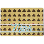Poop Emoji Dog Food Mat w/ Name or Text