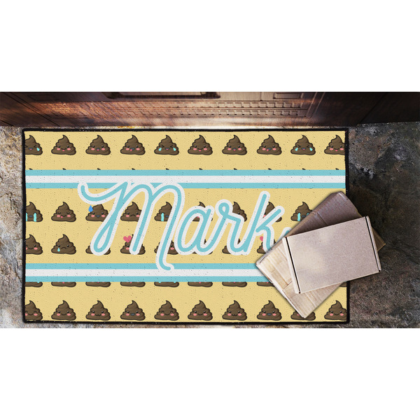 Poop Emoji Door Mat - LIFESTYLE (Lrg)
