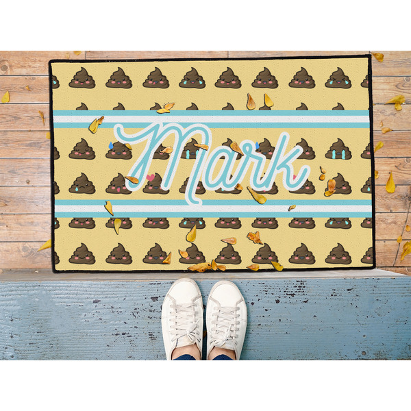 Poop Emoji Door Mat - LIFESTYLE (Med)