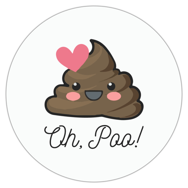 Poop Emoji Drink Topper - Large - Single