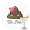 Poop Emoji Drink Topper - XLarge - Single with Drink