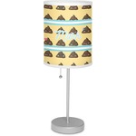 Poop Emoji 7" Drum Lamp with Shade Linen (Personalized)