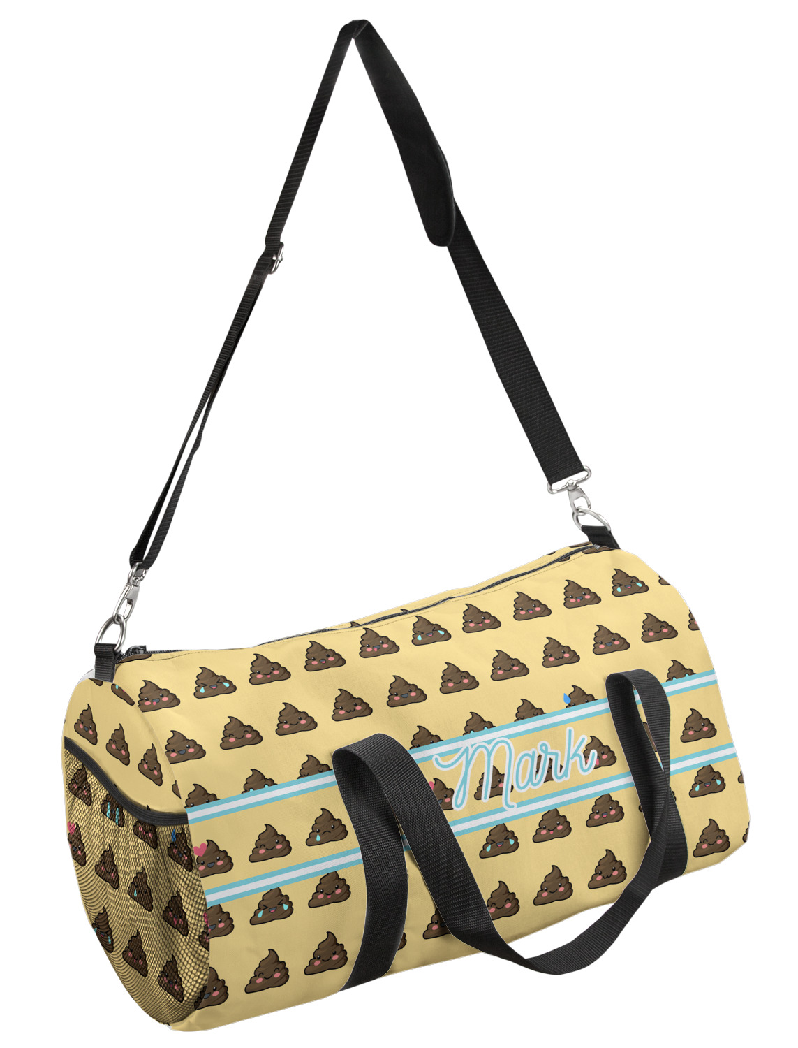 Poop Emoji Duffel Bag (Personalized) YouCustomizeIt