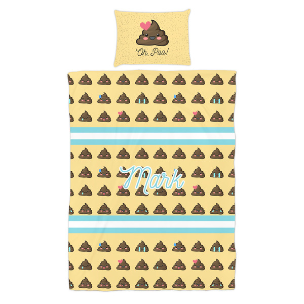 Poop Emoji Duvet Cover Set - Twin - Alt Approval