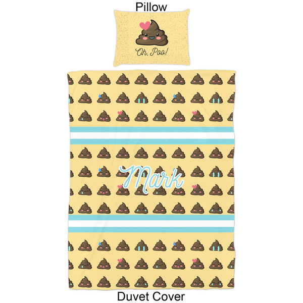Poop Emoji Duvet Cover Set - Twin - Approval