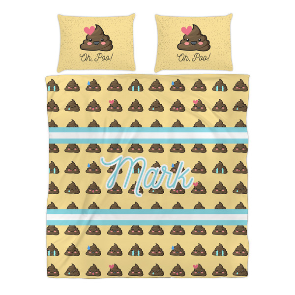 Poop Emoji Duvet cover Set - Queen - Alt Approval