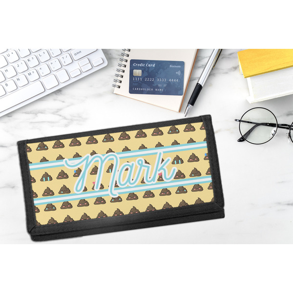 Poop Emoji DyeTrans Checkbook Cover - LIFESTYLE