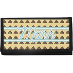 Poop Emoji Canvas Checkbook Cover (Personalized)