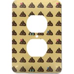 Poop Emoji Electric Outlet Plate