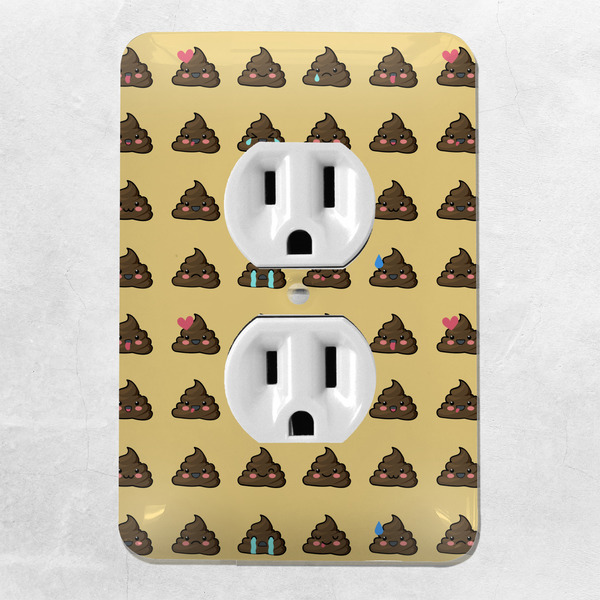 Poop Emoji Electric Outlet Plate - LIFESTYLE