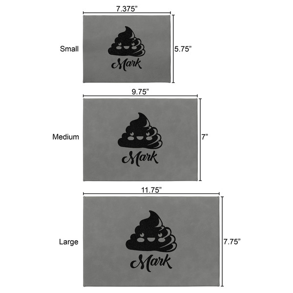 Poop Emoji Engraved Gift Boxes - All 3 Sizes