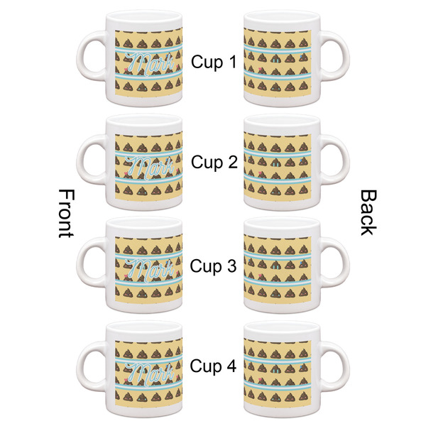 Poop Emoji Espresso Cup Set of 4 - Apvl