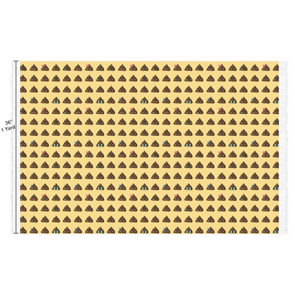 Poop Emoji Fabric Full Yard