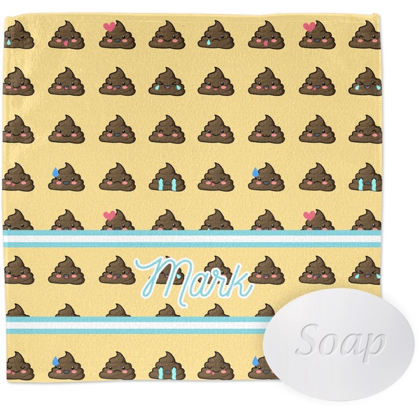 Custom Poop Emoji Washcloth (Personalized)