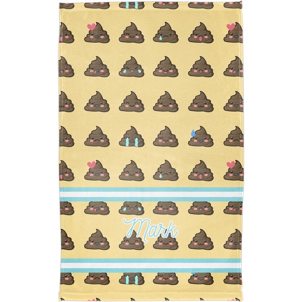 Poop Emoji Finger Tip Towel - Full View
