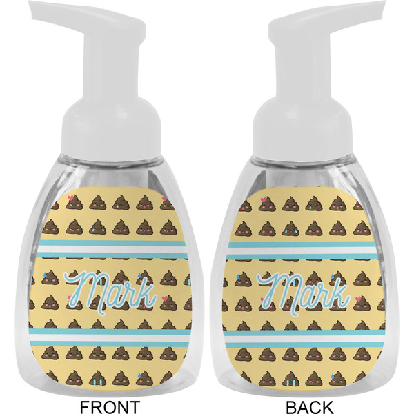 Poop Emoji Foam Soap Bottle Approval - White